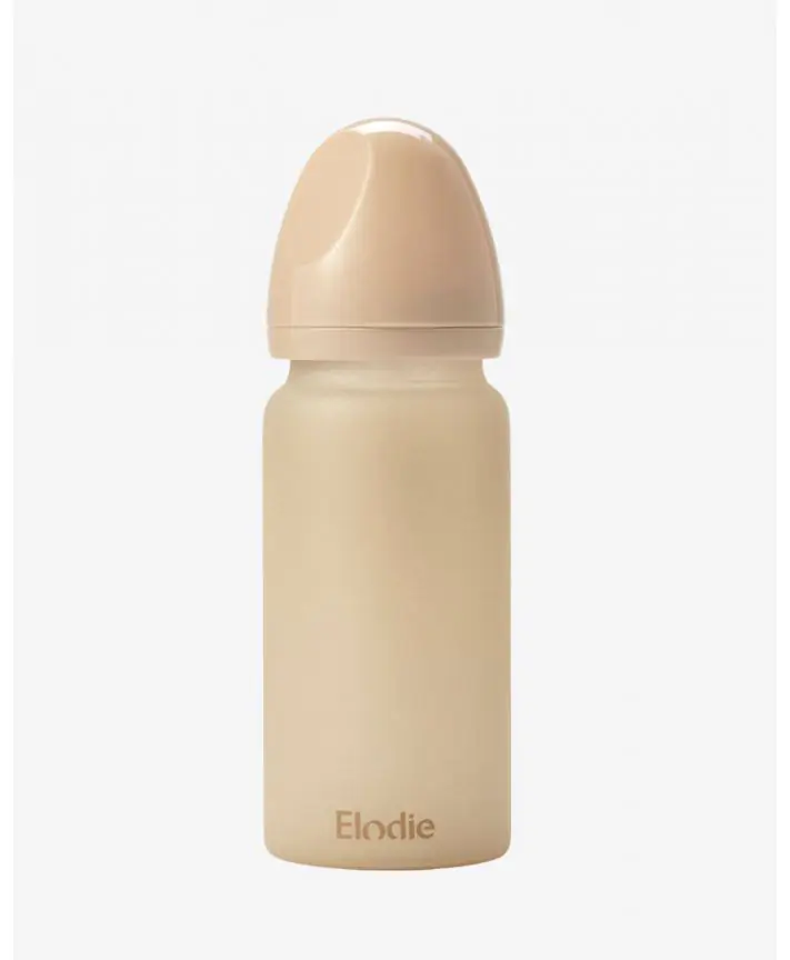 בקבוק הזנה מזכוכית עם ציפוי סיליקוני Elodie