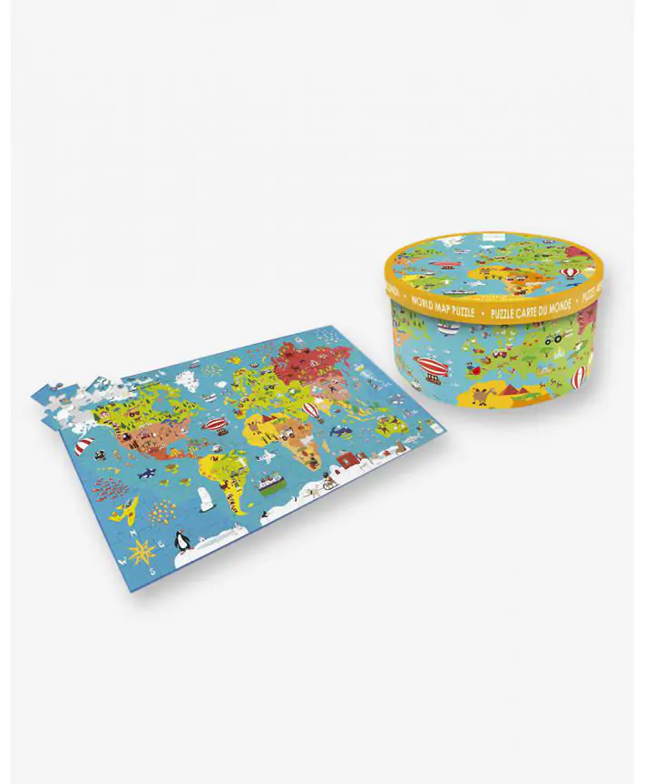 פאזל מפת העולם 150 חלקים SCRATCH