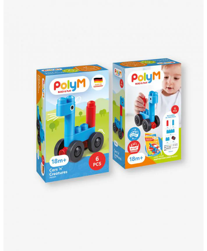 ערכת מכוניות ודמויות POLYM