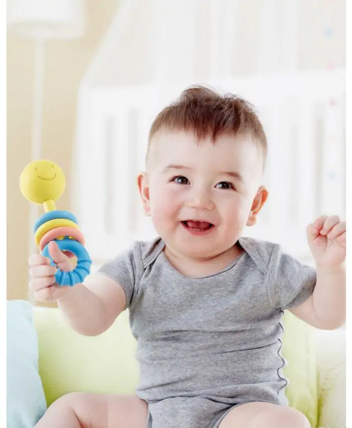 רעשן טבעות ירוק HAPE