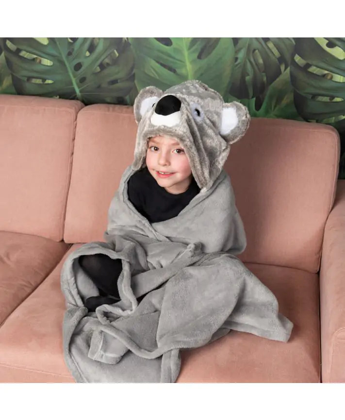 שמיכת חיבוק עם ראש בובה - קואלה Noxxiez