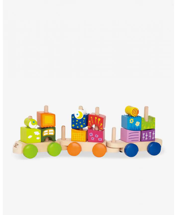 משחק רכבת השחלות מעץ HAPE