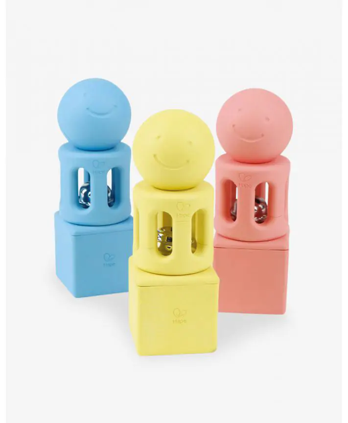 סט רעשנים גאומטרי ירוק HAPE