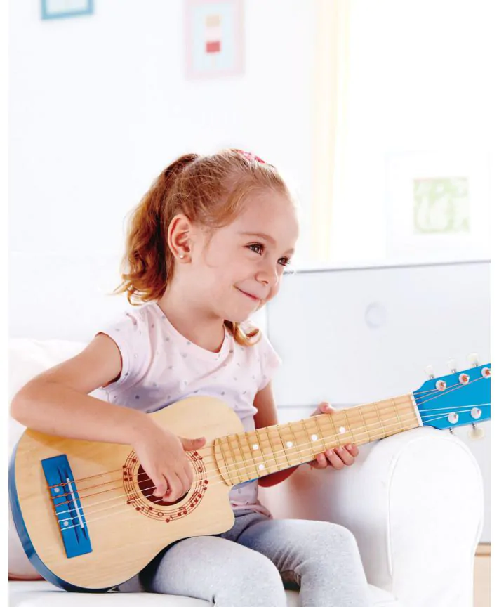 גיטרה לילדים בצבע כחול לגונה