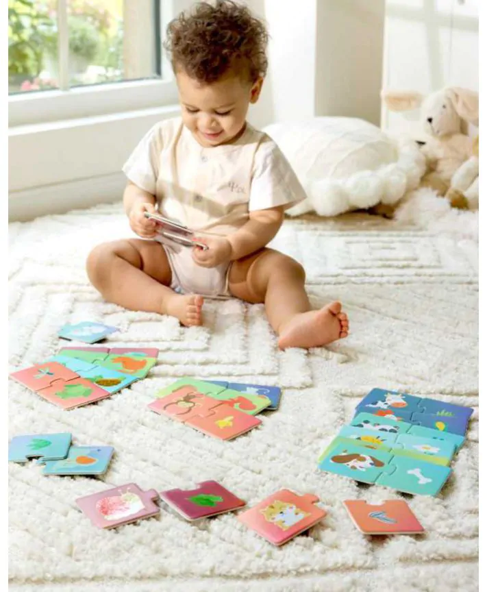 פאזל התאמת חיות ומאכלים