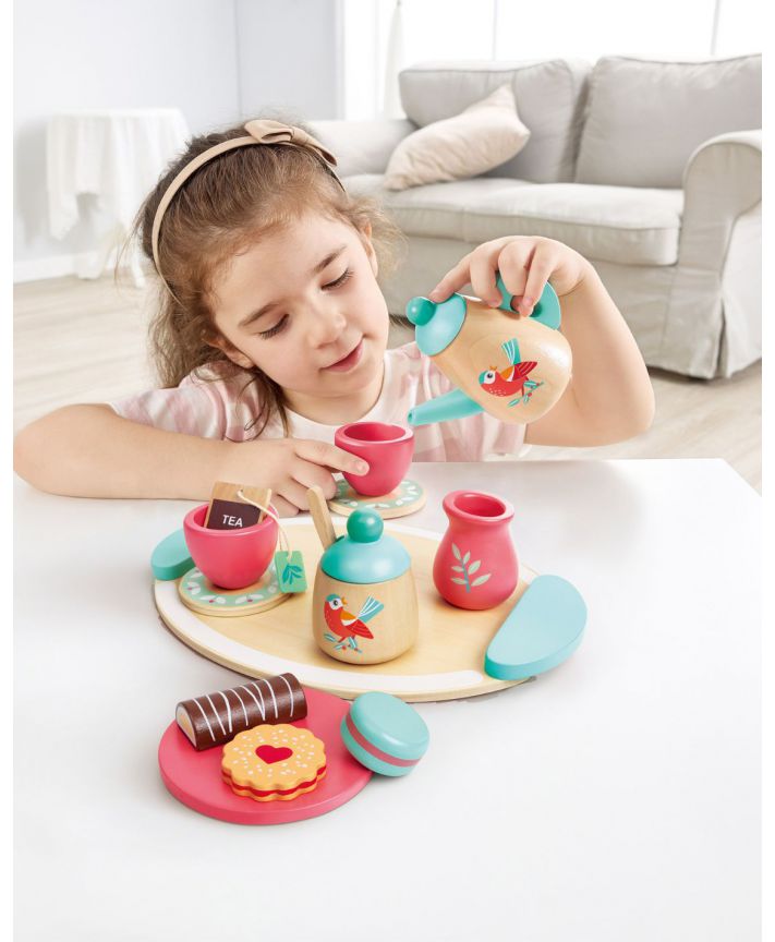 סט תה מעץ למשחק - HAPE