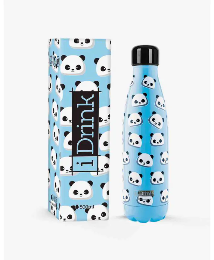 בקבוק שומר חום קור 500 מל - פנדה IDRINK