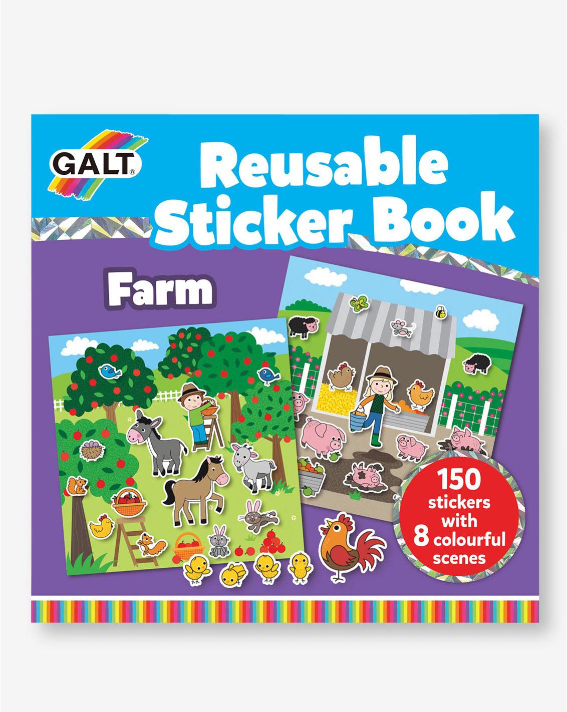 מדבקות רב פעמיות חווה GALT