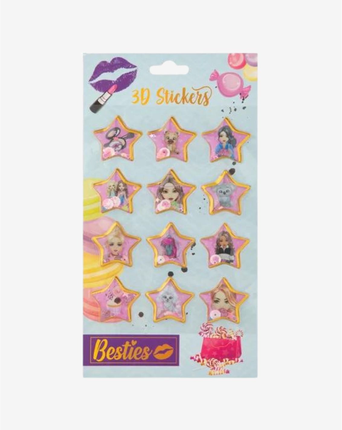 מדבקות תלת מימד מנצנצות - GRAFIX