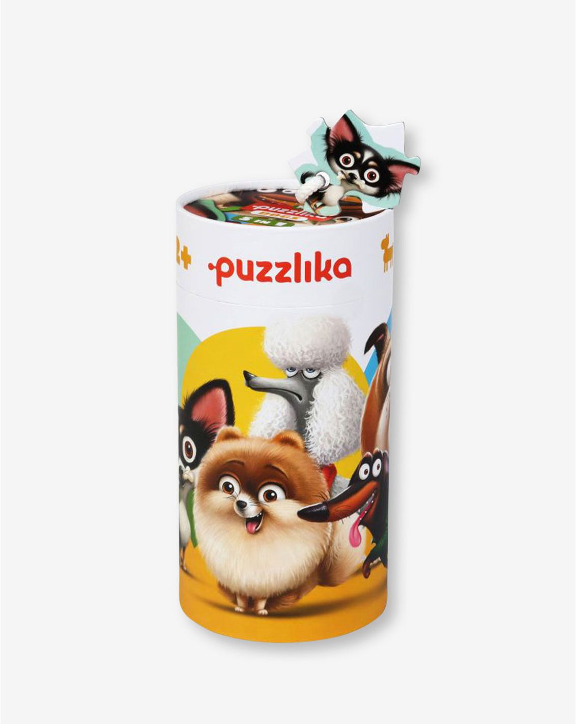 סט 5 פאזלים למתחילים 2-6 חלקים - כלבים - Puzzlika-2