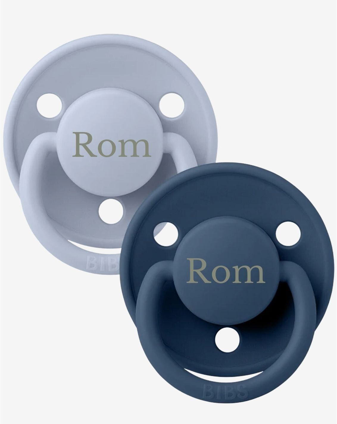 זוג מוצצי ביבס מידה 1 לטקס | BIBS-3