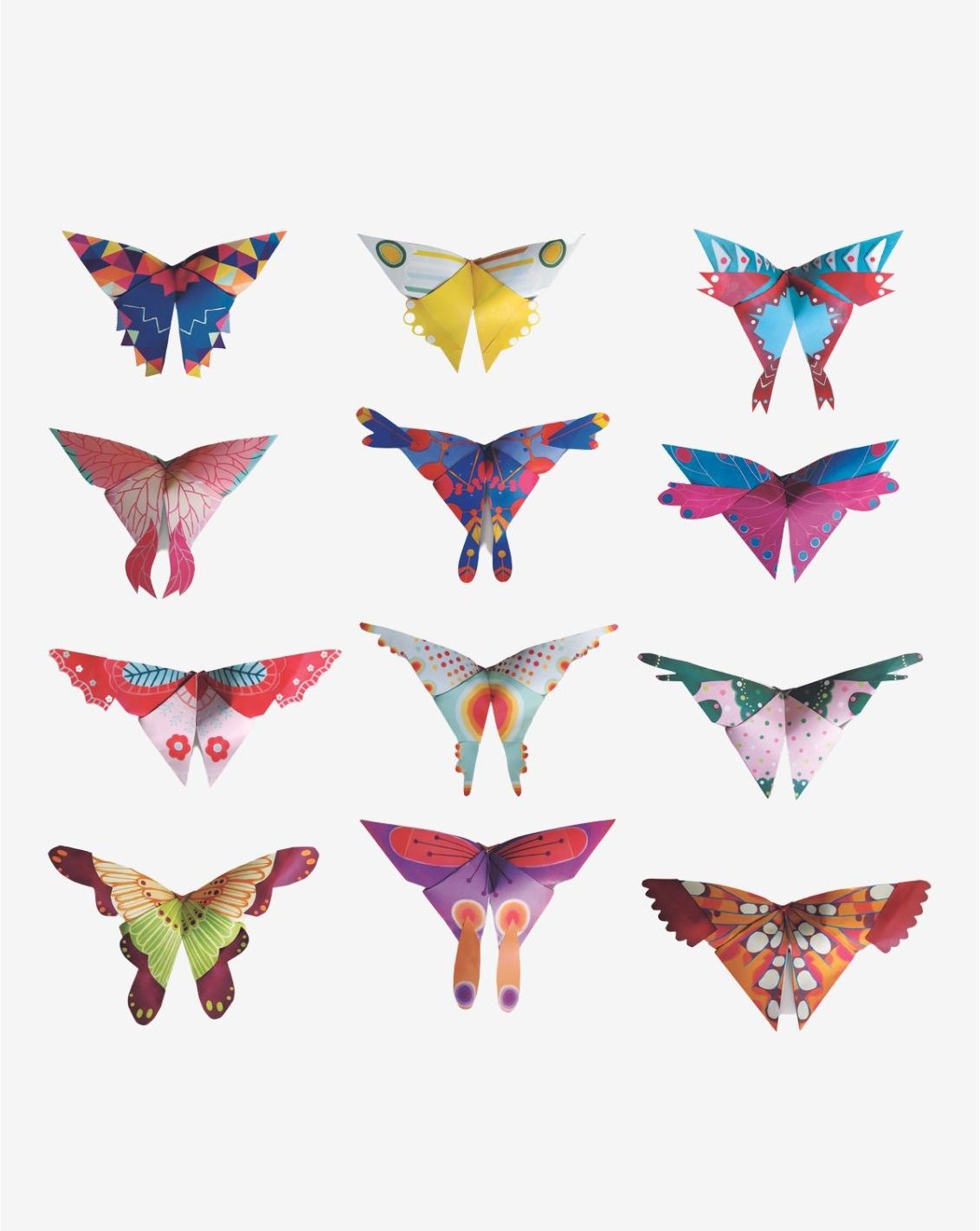 אוריגמי חיות פרפרים LUDATTICA-2