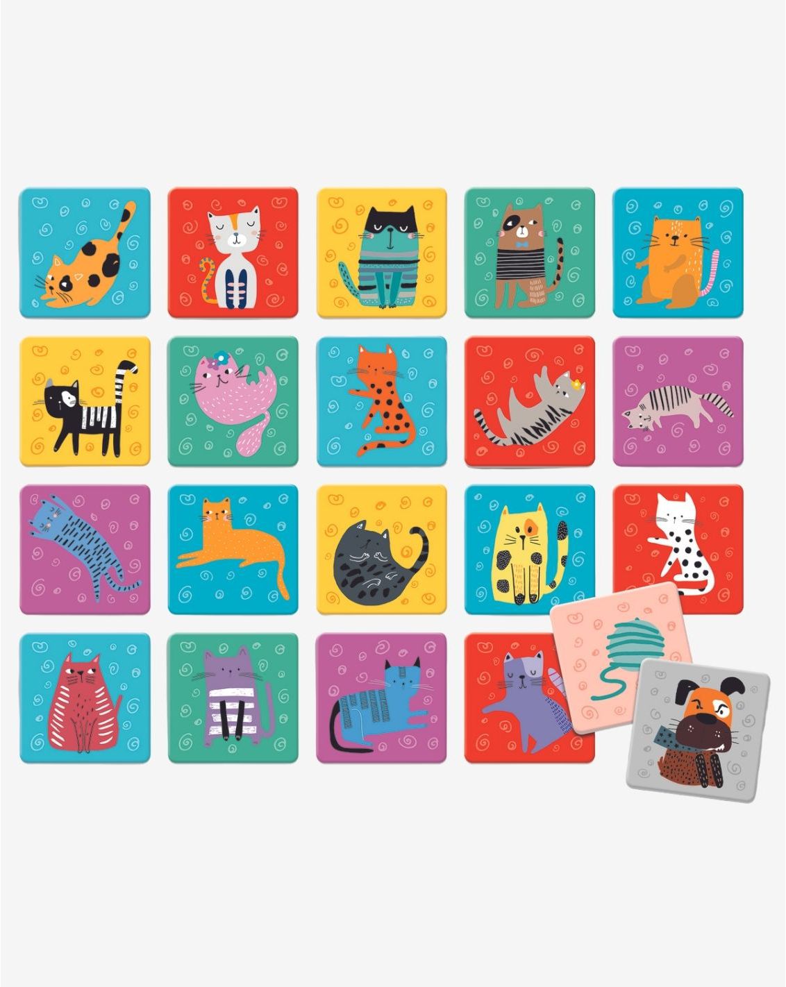 משחק זיכרון+חתולים LUDATTICA-2