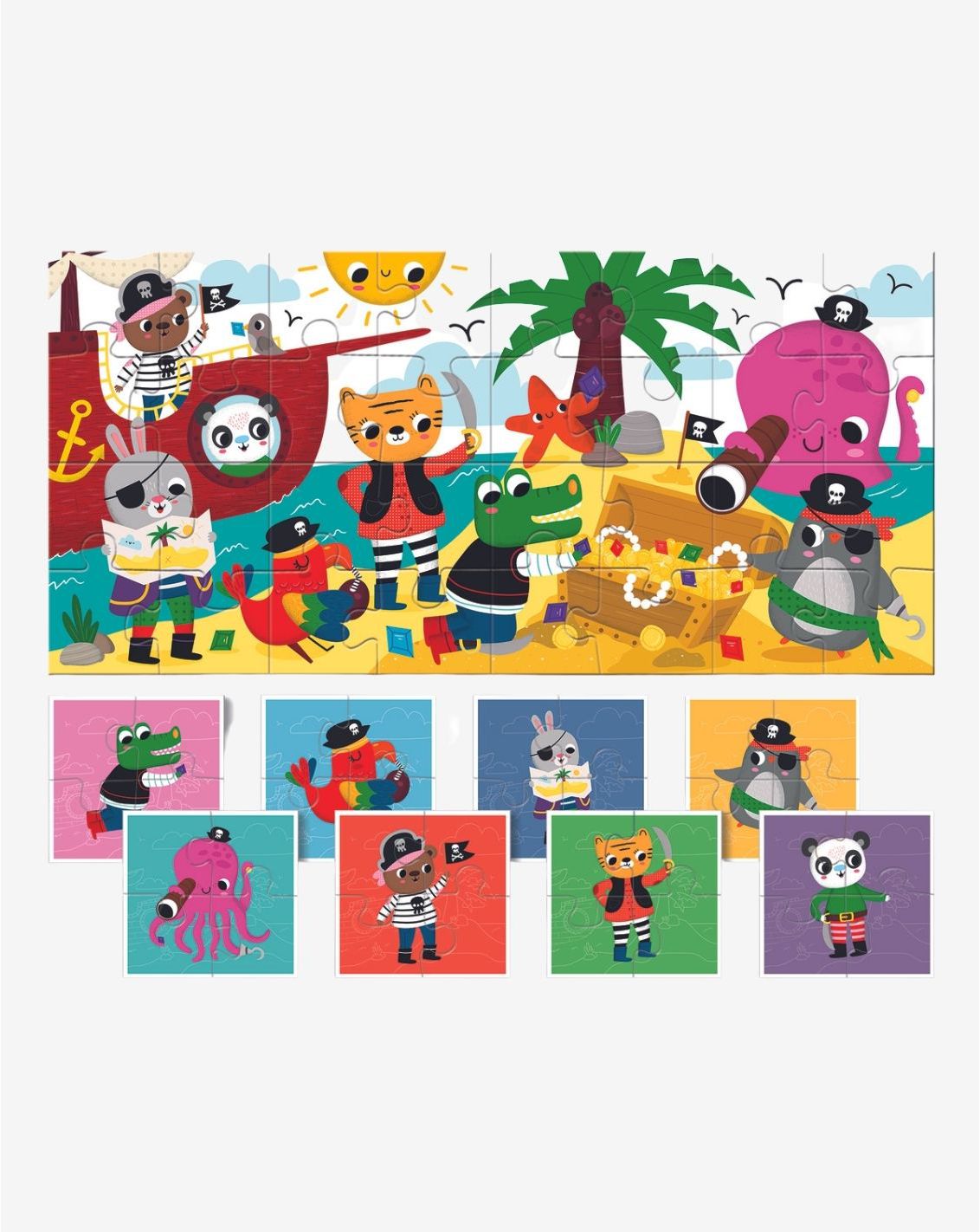 פאזל קטנטנים פיראטים LUDATTICA-2