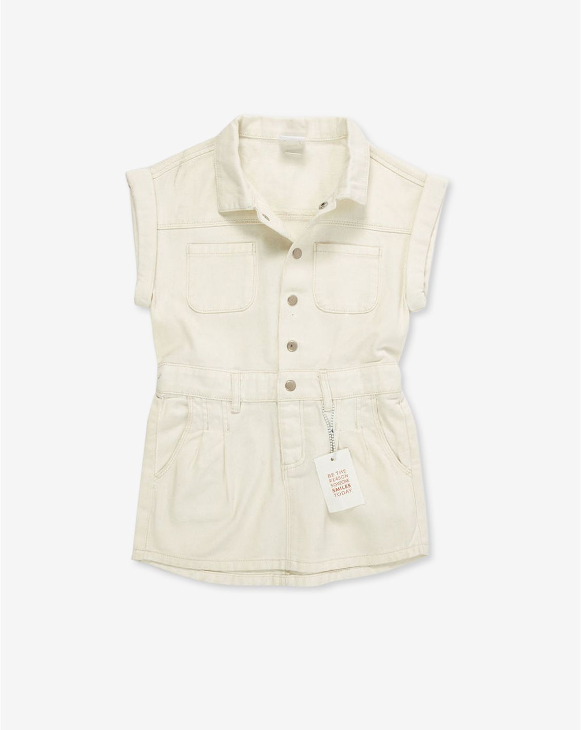 שמלת ג'ינס עם כפתורים