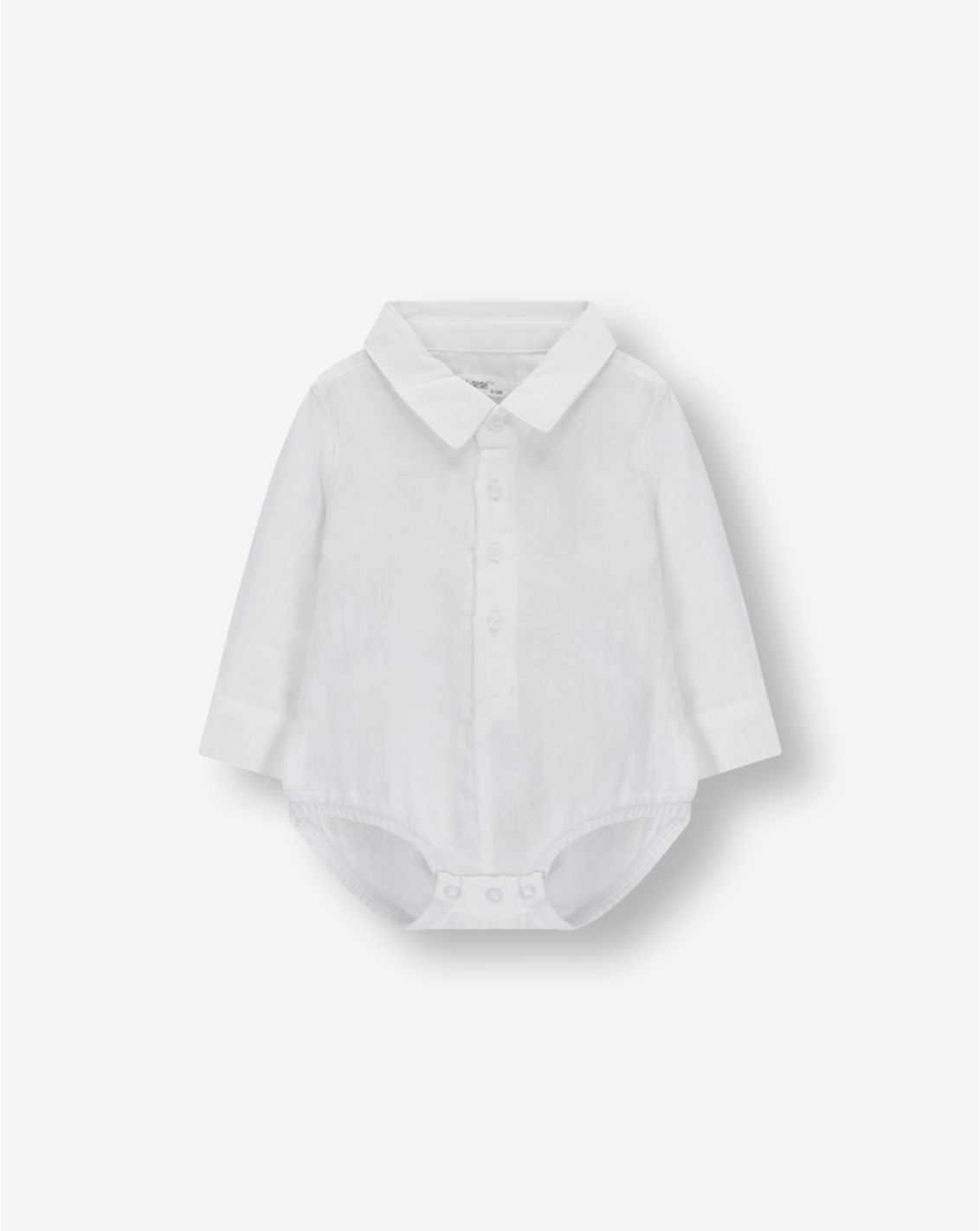 בגד גוף עם כפתרה וצווארון 0-3