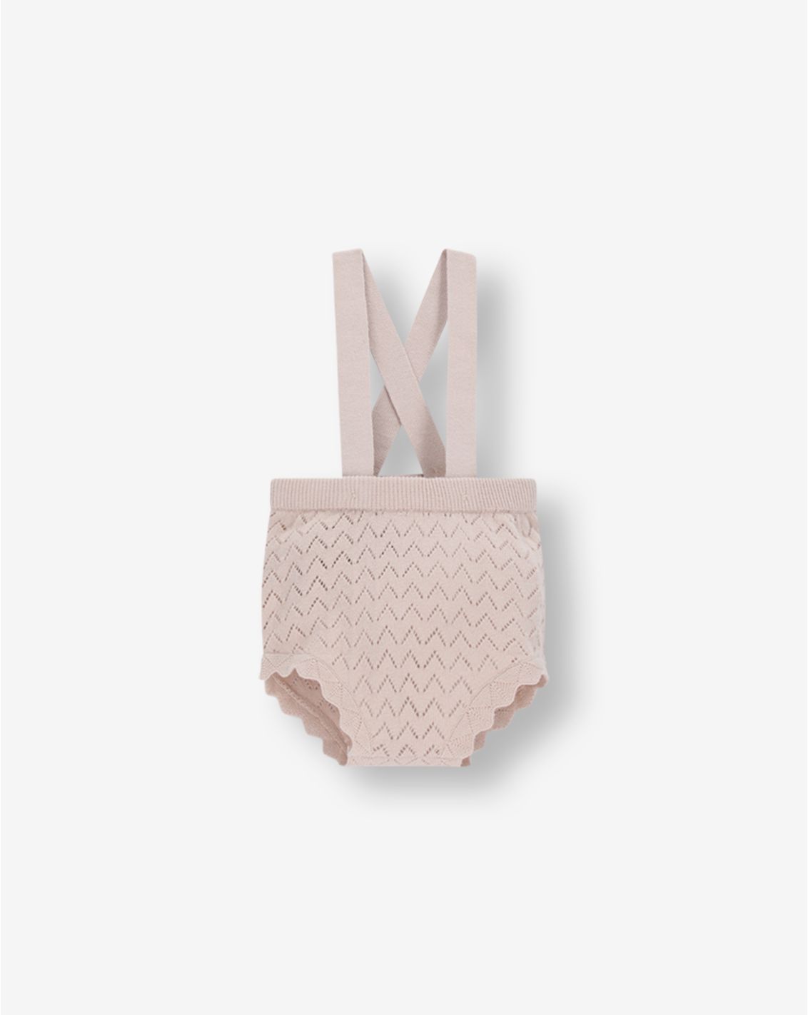 בלומרס סריג עם כתפיות 0-3