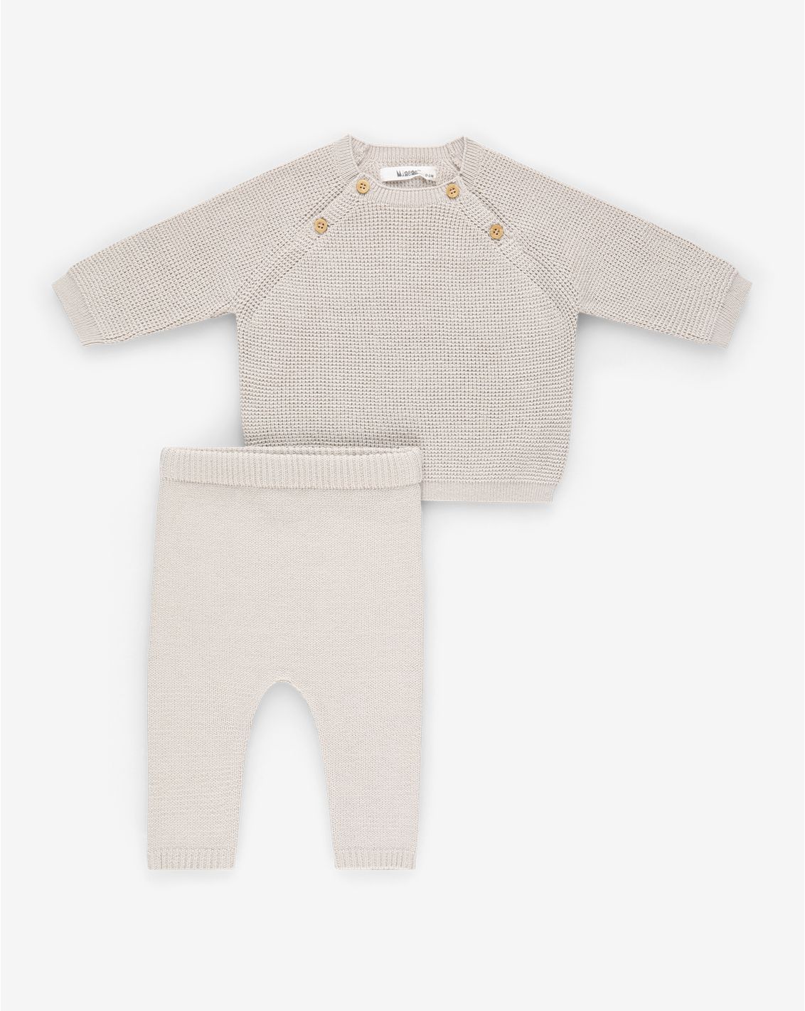 סט חולצה ומכנסי סריג בייבי SOFT CLASSICS