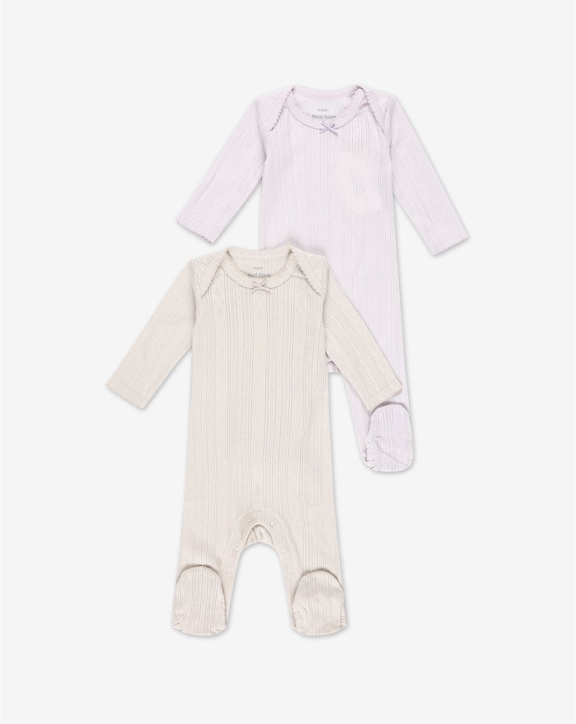 מארז זוג אוברולים פוינטל 0-3 TO THE POINT