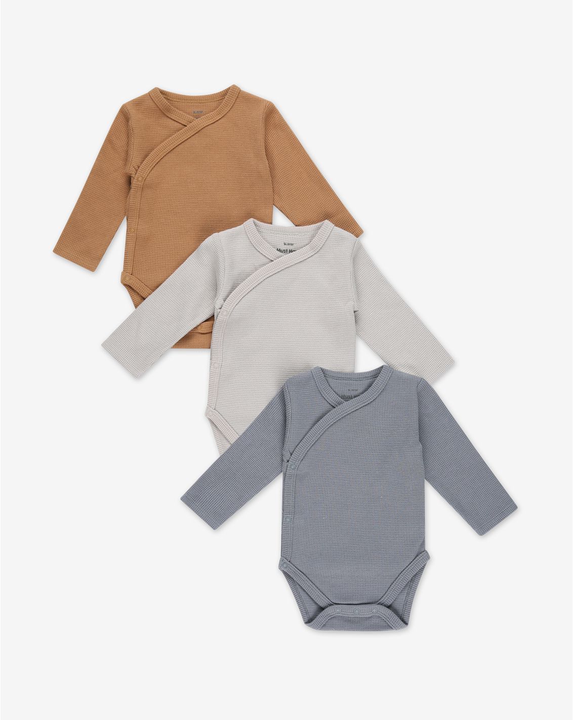 מארז שלישיית בגדי גוף פיקה TO THE POINT NB