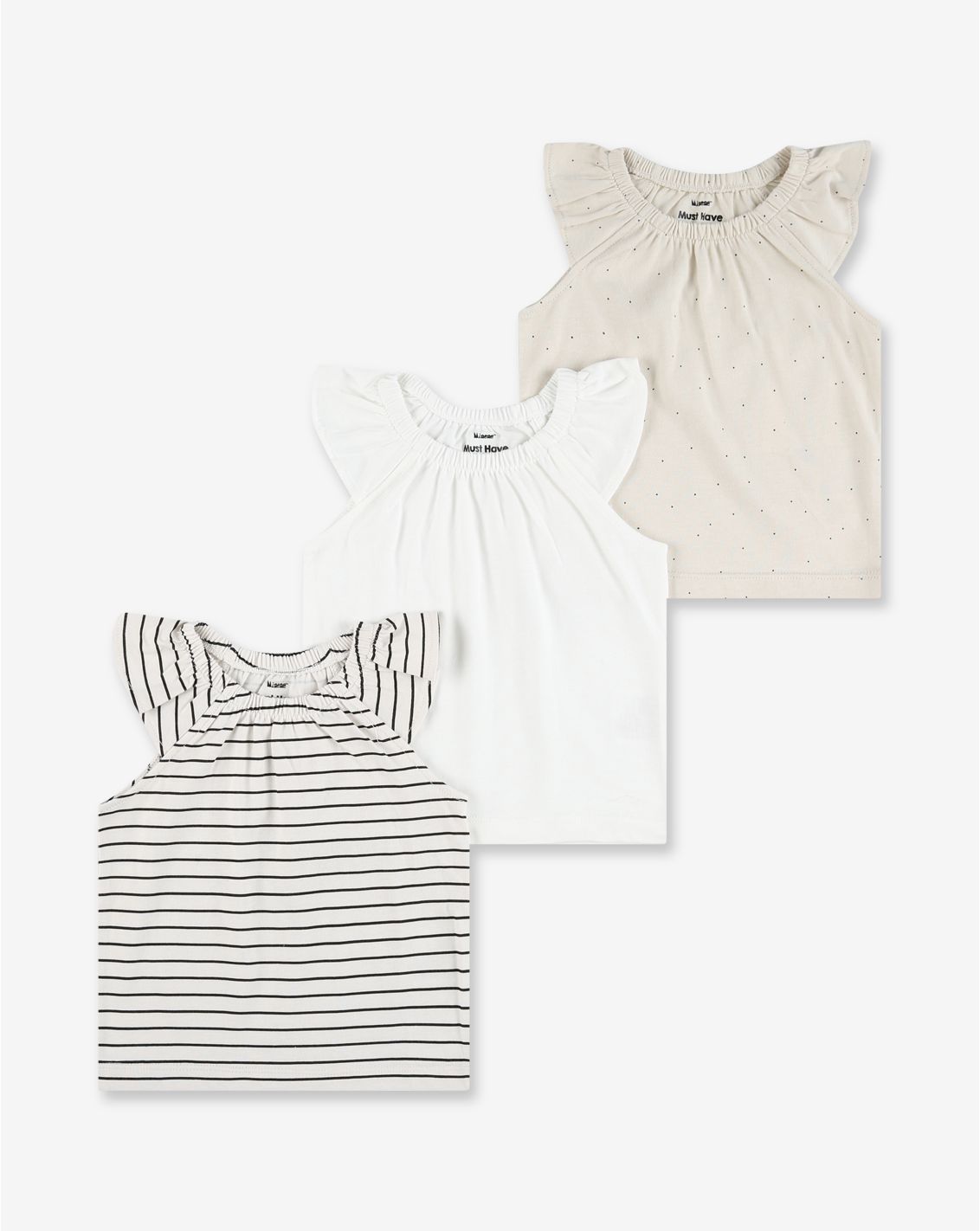 מארז שלישיית חולצות שרוול מלמלה בייבי Mix&Match