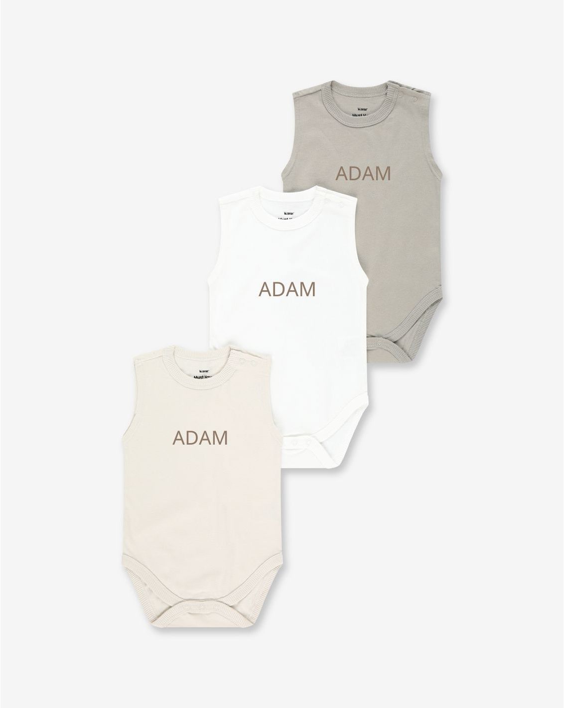 מארז שלישיית בגדי גוף בייבי Mix&Match