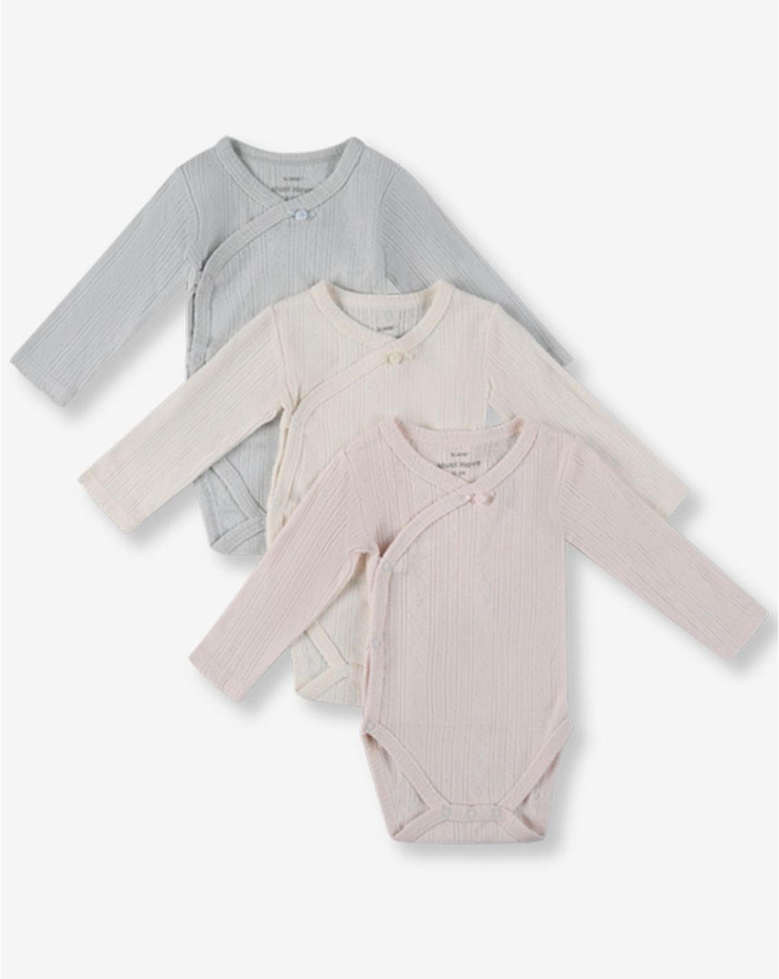 מארז שלישיית בגדי גוף פוינטל & פיקה P NB