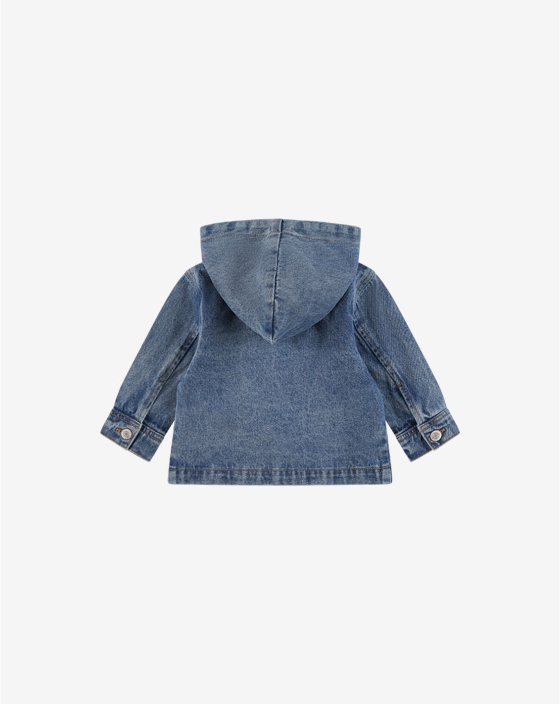 אוברשירט ג'ינס עם קפוצ'ון-1