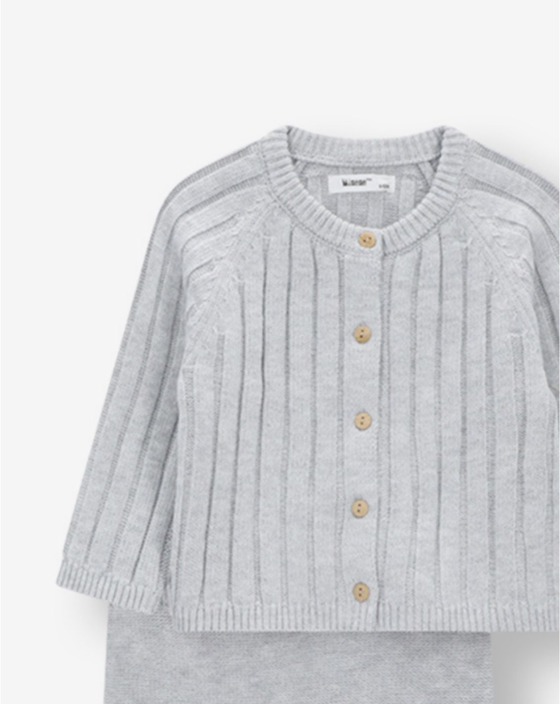 סט קרדיגן ומכנסי סריג-2