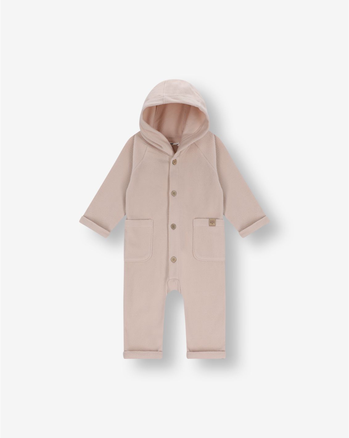 אוברול פליז עם קפוצ'ון-1