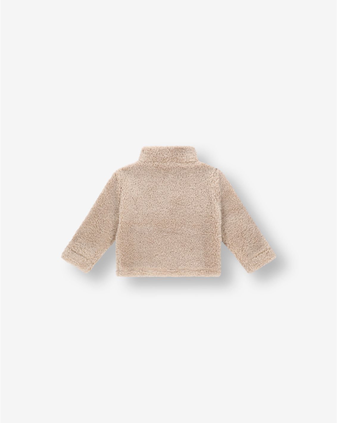 סווטשירט שרפה עם צווארון ורוכסן