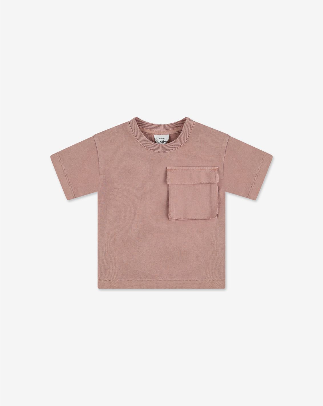 חולצת טי עם כיס בייבי