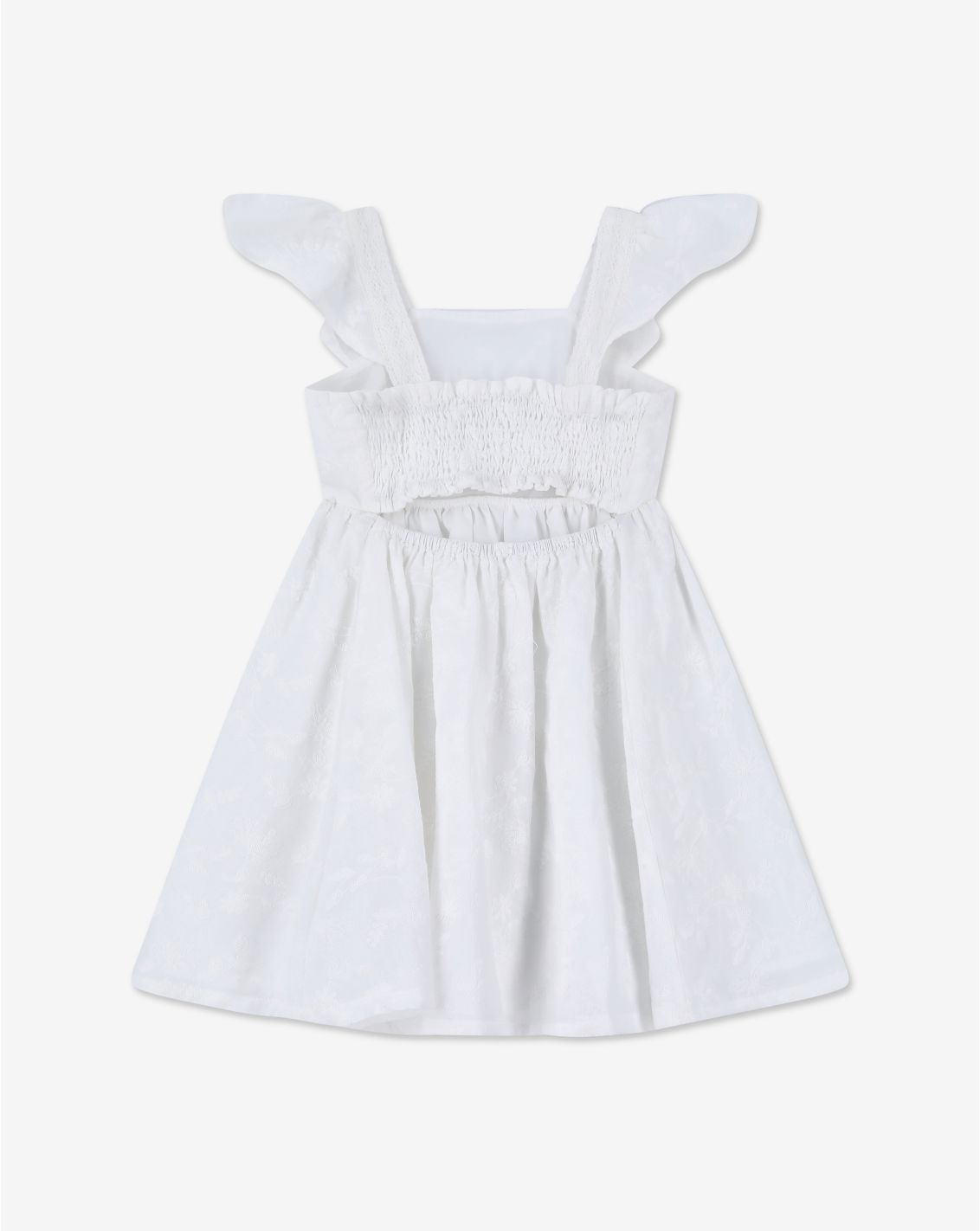 שמלה עם שרוולי מלמלה