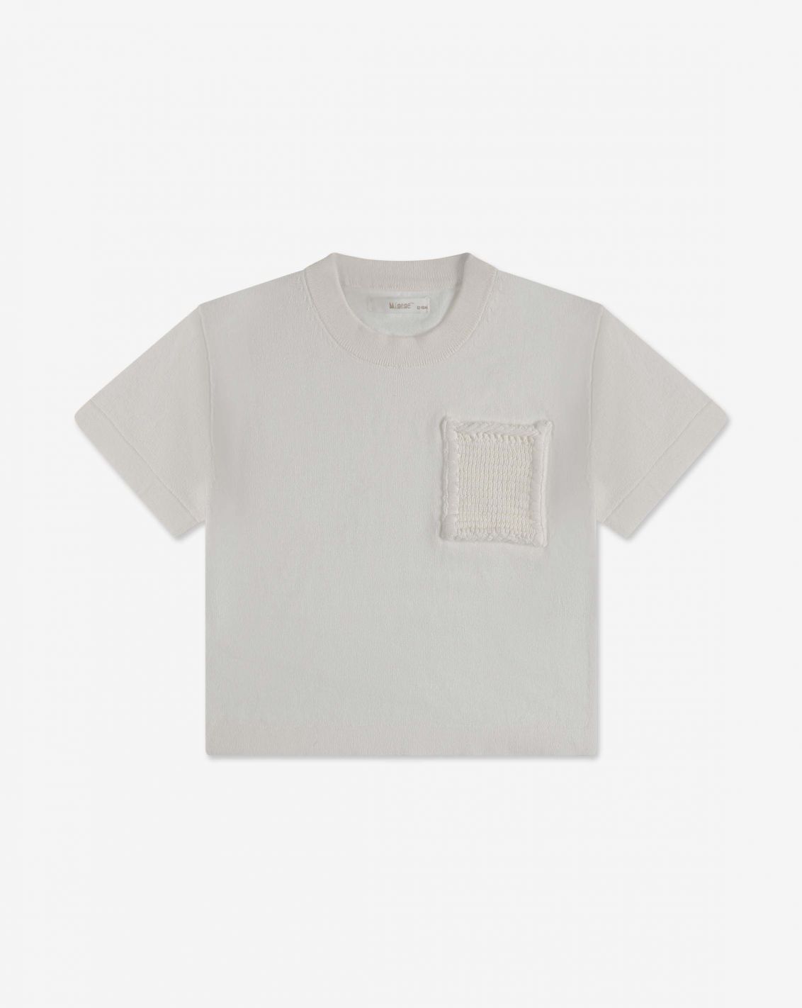 חולצת סריג עם כיס קרושה