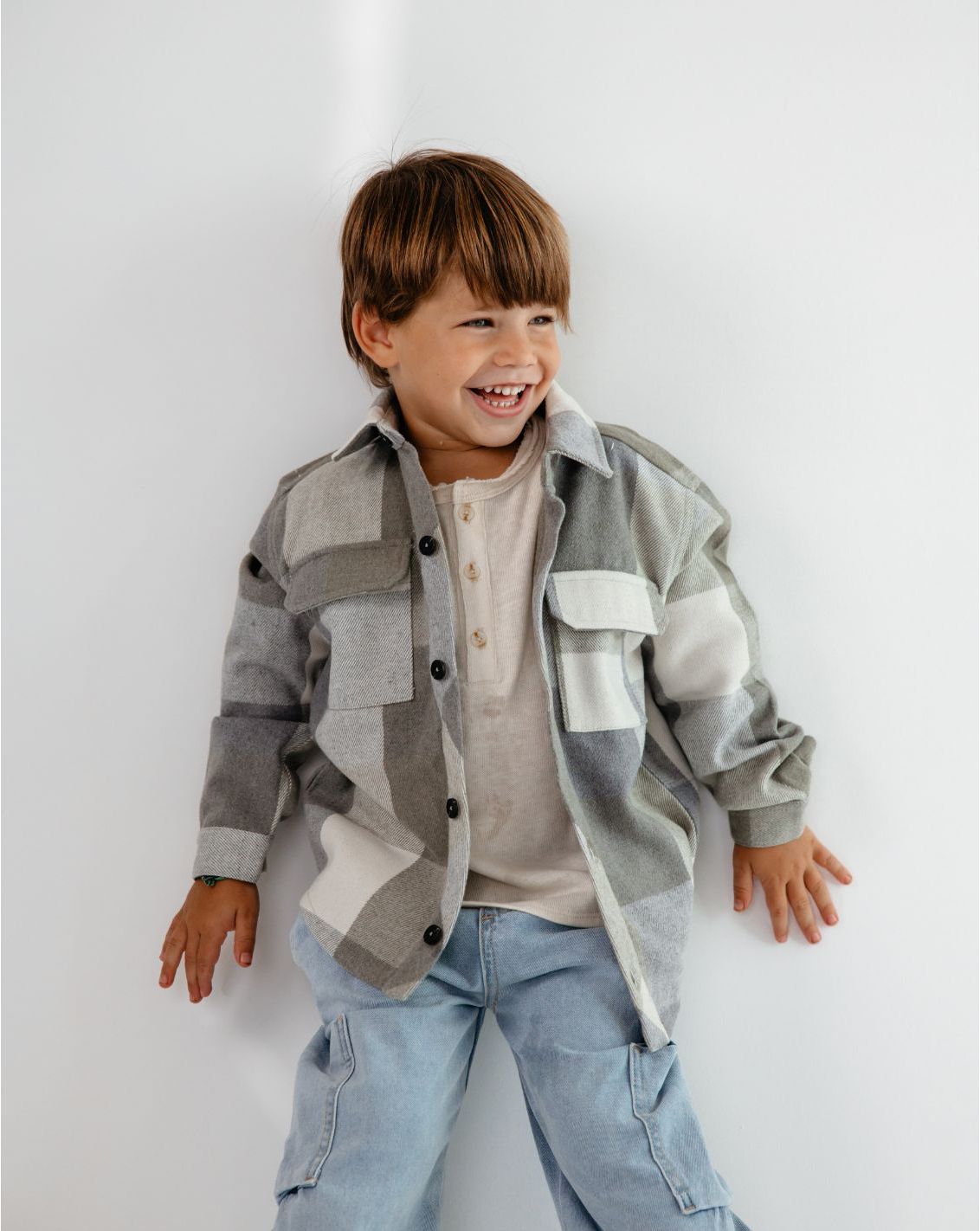 ג'קט אריג עם כיסים