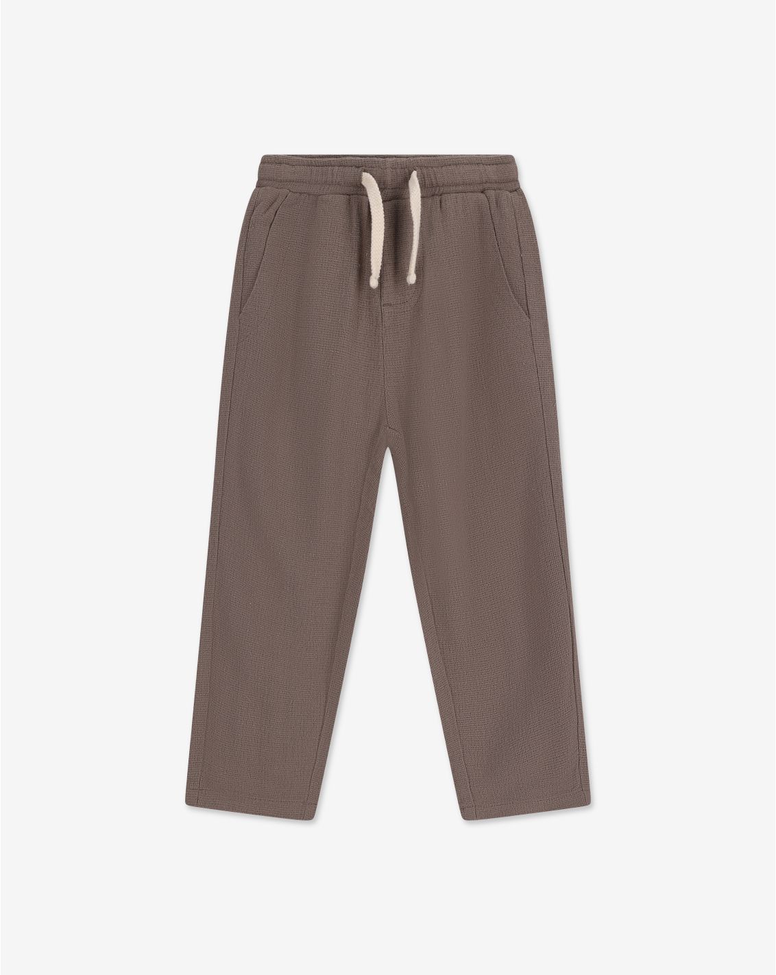 מכנסיים במראה פשתן ארוכים