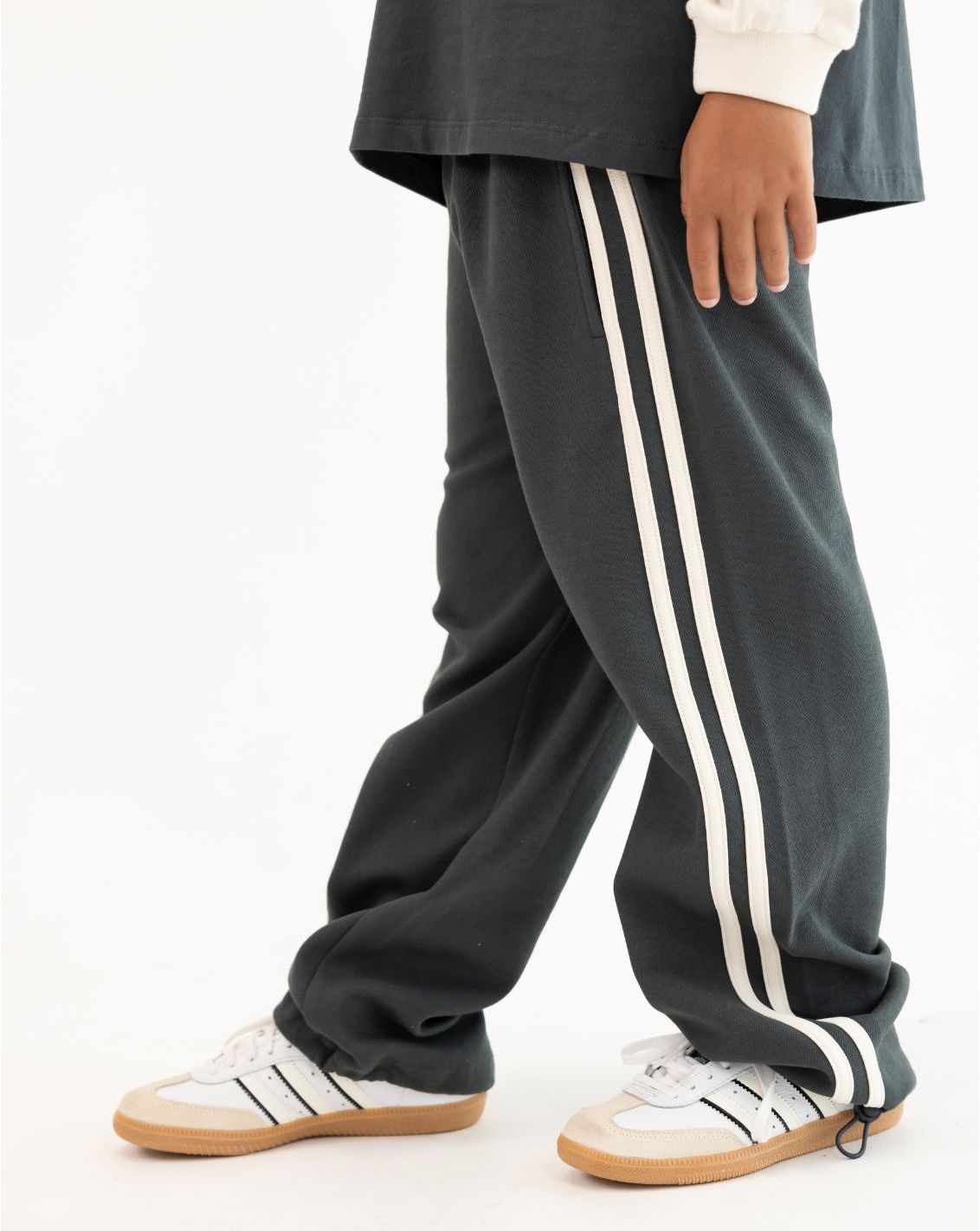 מכנסי פולו פיקה עם כיווץ