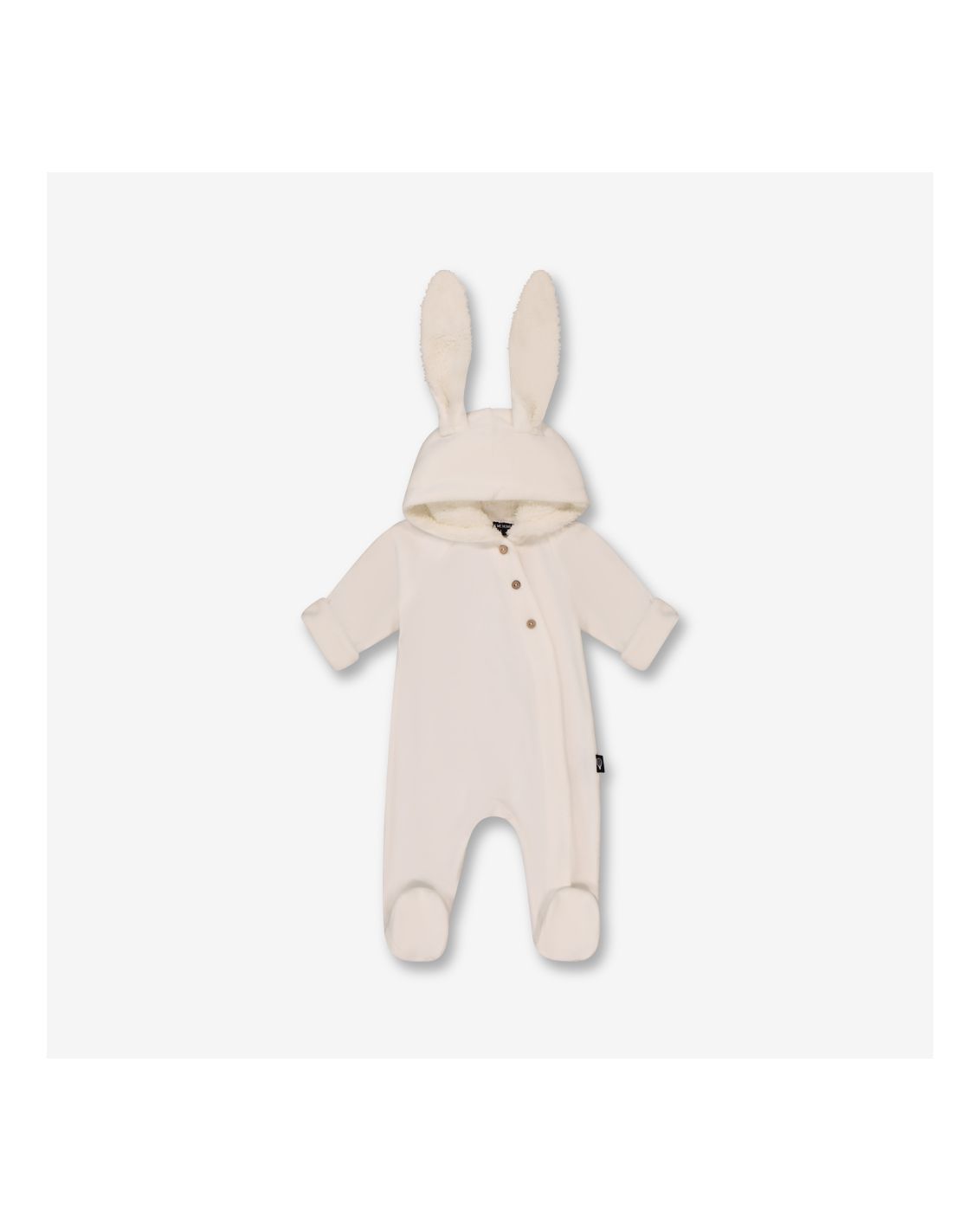 אוברול במראה קטיפה ארנב 0-3