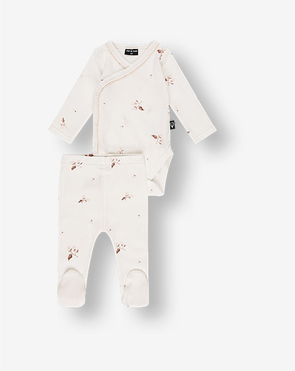 סט בגד גוף ומכנסיים 0-3