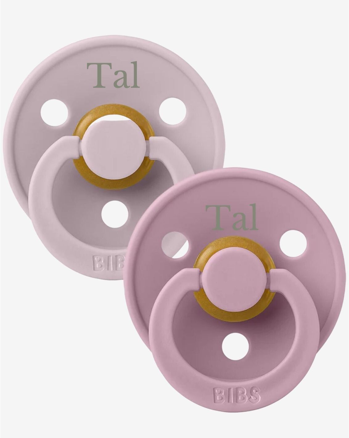 זוג מוצצי ביבס  לטקס  מידה 1 | BIBS-4