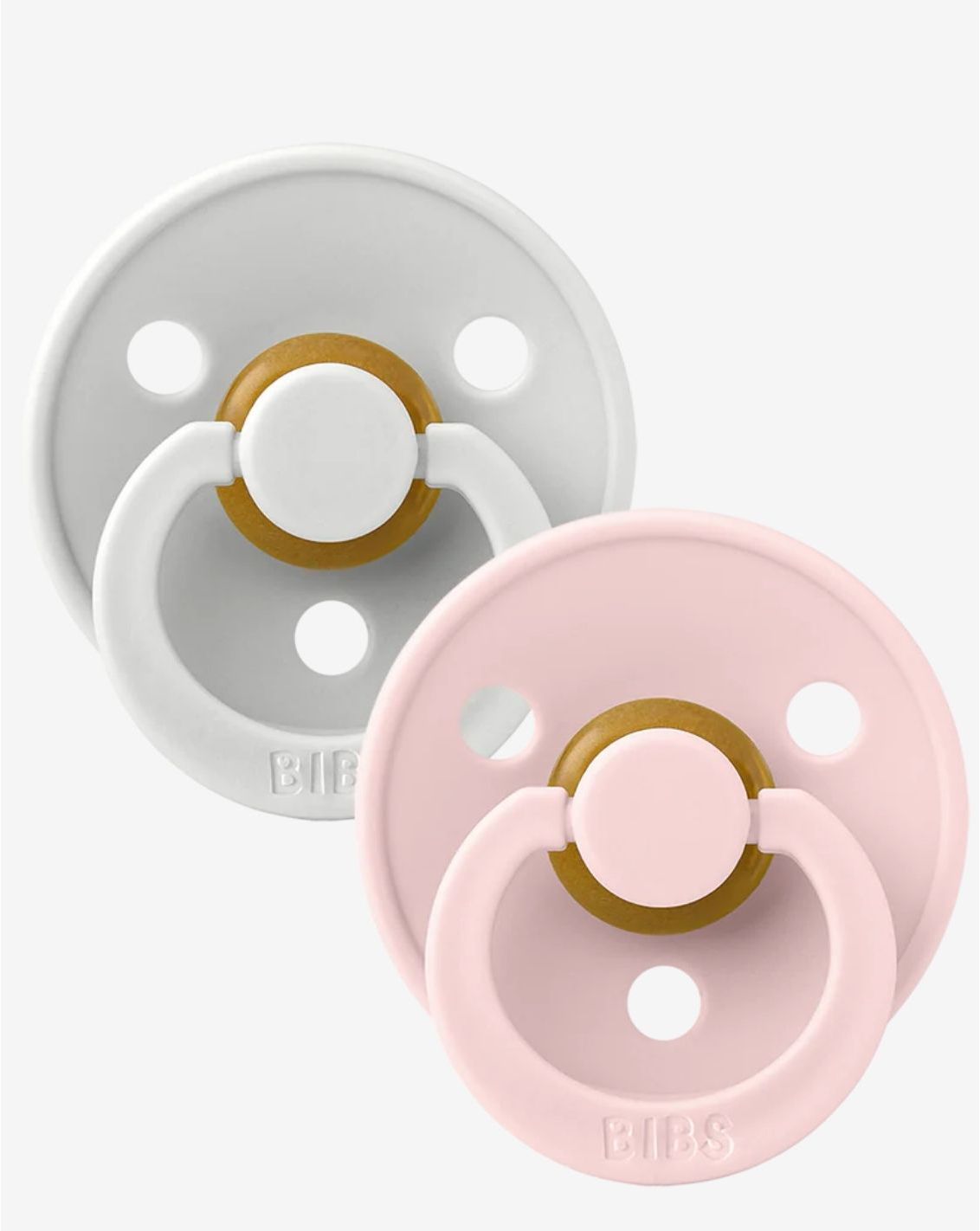 זוג מוצצי ביבס לטקס מידה 2 | BIBS-2