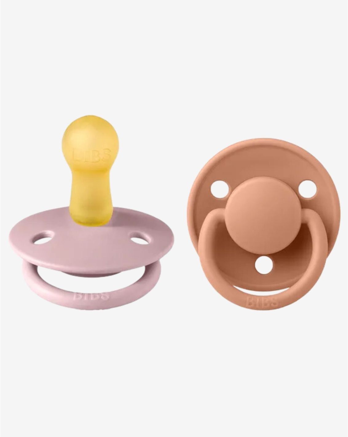 זוג מוצצי ביבס מידה 1 לטקס | BIBS-3