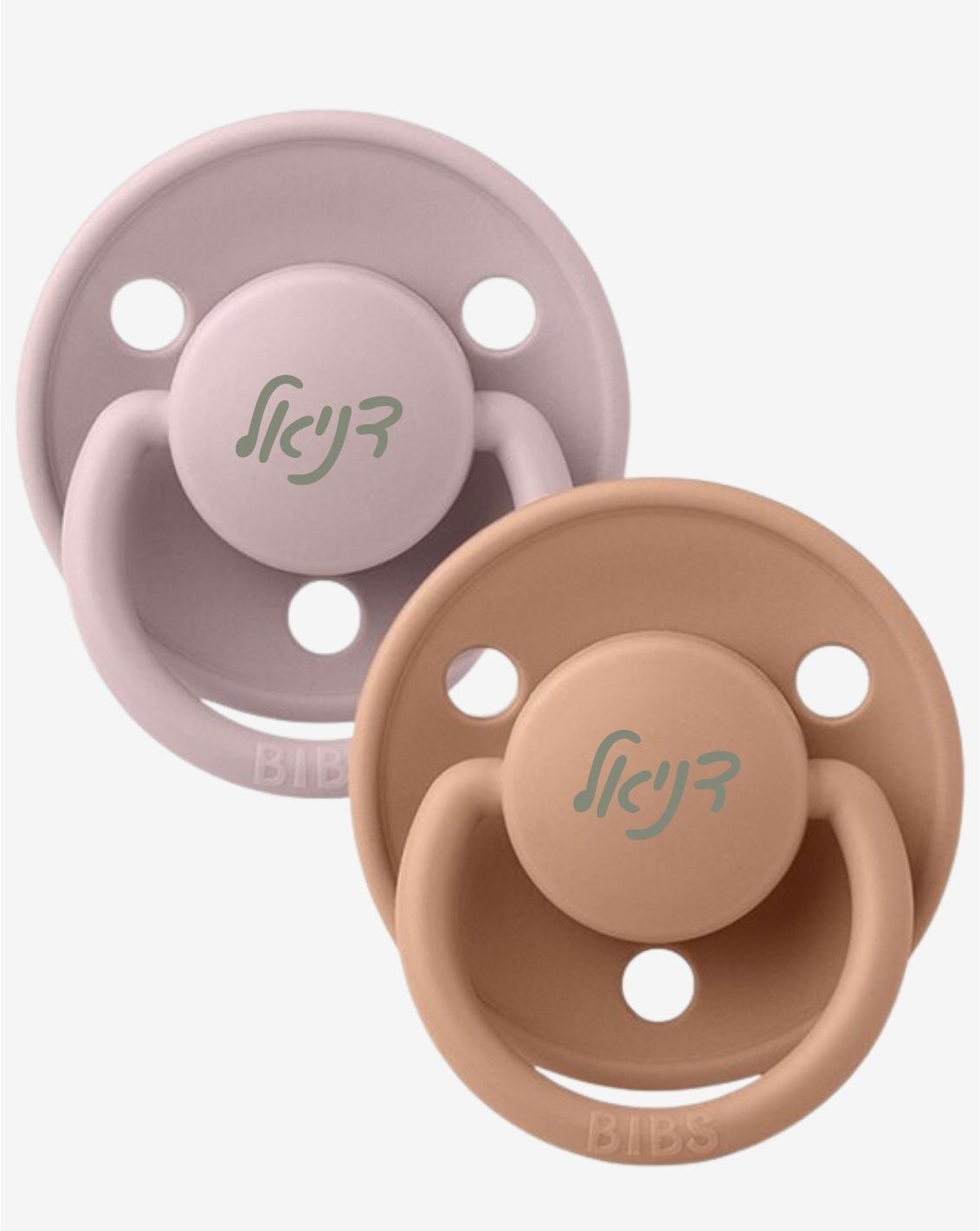 זוג מוצצי ביבס מידה 1 סיליקון | BIBS-3