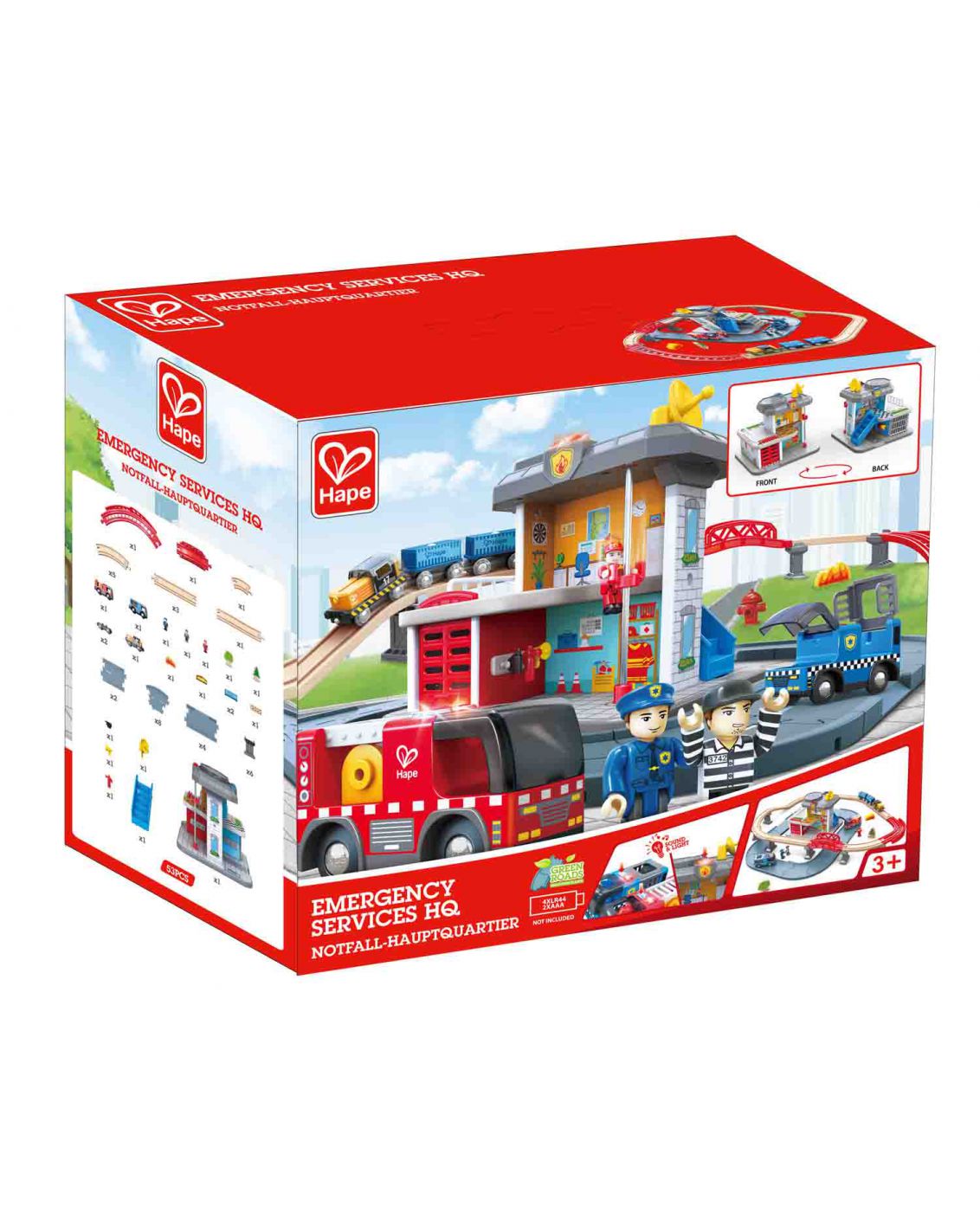 סט מסילות רכבת מרכז חירום ושירות HAPE-6